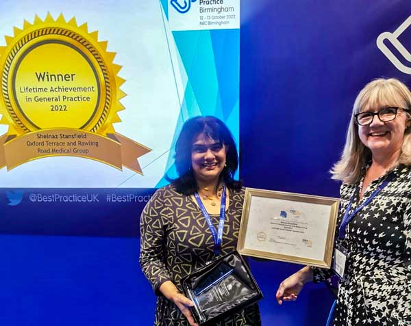 5×4-Lifetime-Achievment-Winner-Sheinaz-Stansfield-Oxford-Terrace-and-Rawling-Road-Med-Group