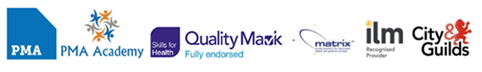 row of pma logos